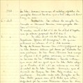 5 abril - R. elabora el catàleg alfabètic de matèries; 7 abril, anunci data acabament pràctiques