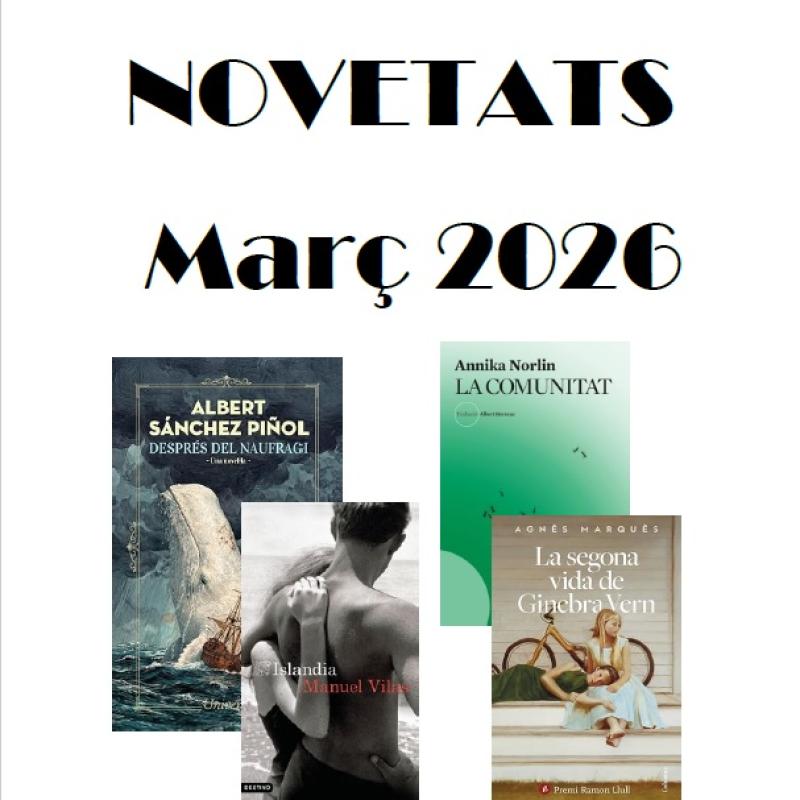 Novetats - Març 2026