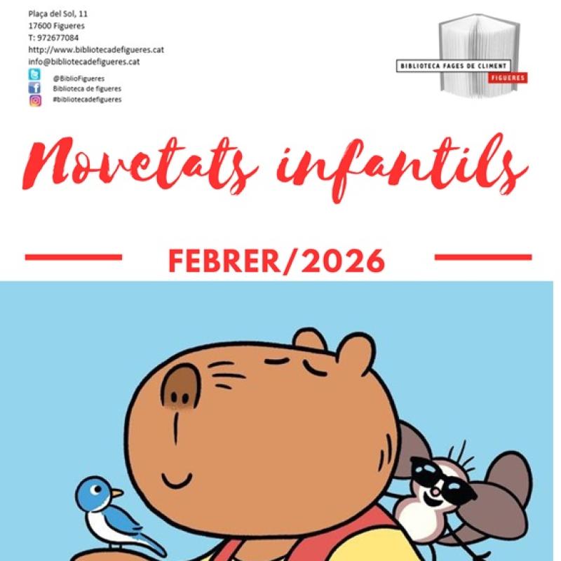 Novetats Sala Infantil - Febrer 2026