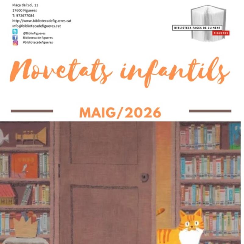 Novetats Sala Infantil - Maig 2026